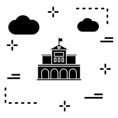 Fototapeta premium School icon for your project