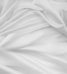 Obraz premium White silk fabric lines