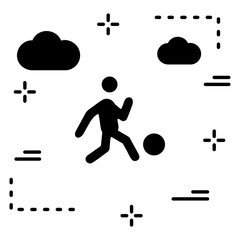  Foot Ball Player icon for your project