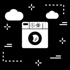 Washing machine icon for your project