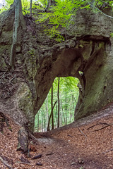 Dragon Hole, Sulov rocks, Slovakia, hiking theme