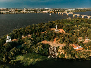 Naklejka premium Aerial photography of a wonderful cityscape.