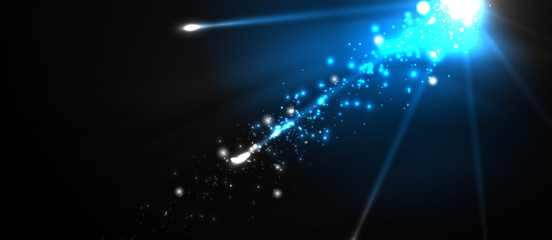 Colorful pyrotechnics show. Sky clouds. Black background. Festival celebration. Abstract fireworks dark sky night.