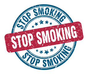 stop smoking stamp. stop smoking round grunge sign. stop smoking