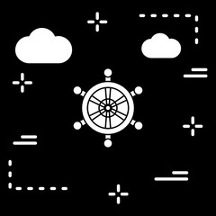 Ship Helm icon for your project