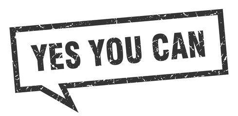 yes you can sign. yes you can square speech bubble. yes you can
