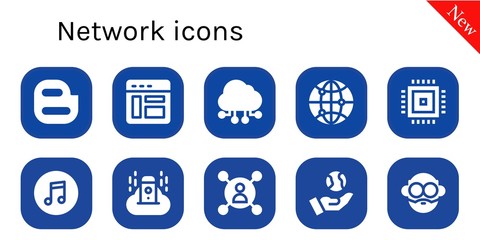 network icon set