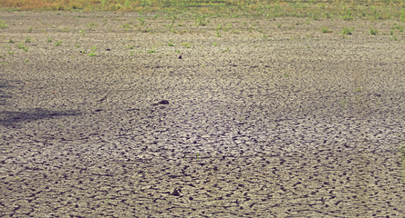 Ausgetrockneter Boden Trockenheit