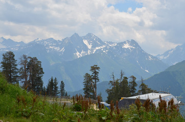Mountainous landscape of Arkhyz (Горные пейзажи Архыза)