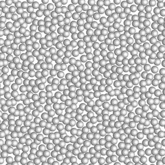 Abstract grey caviar seamless pattern. Roe endless texture background. Vector illustration