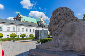 Sunny weather in the old town