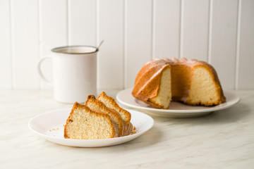 Sweet bundt cake.