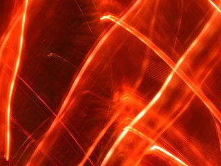 Abstract background of red neon glowing light shapes. Bright stripes Can use for poster, website, brochure, print. Valentines day template - Image - Image 