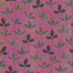 Decorative ornament. Seamless botanic pattern. 