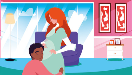 couple pregnancy and maternity design