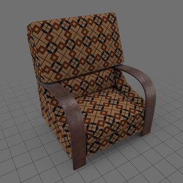 Traditional armchair