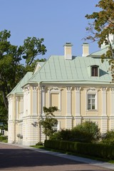 The palace and park ensemble in Oranienbaum is a unique artistic monument. Cottage of Empress...