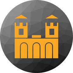Obraz premium Castle icon for your project