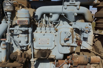 detail of an engine