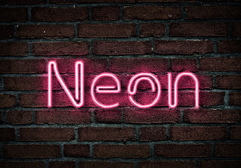 Neon Effect Mockup