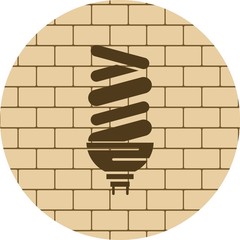 Led bulb icon for your project