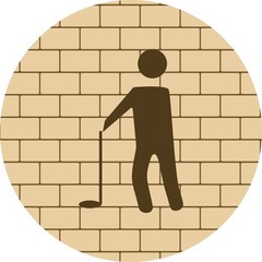 Golf Player icon for your project