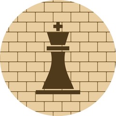 Fototapeta premium Chess icon for your project