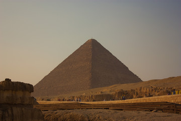 Fototapeta na wymiar Image of the great pyramids of Giza, in Egypt.