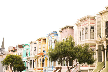 Fototapeta na wymiar Houses of San Fransisco