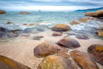 Rocks , stones, sea. Vietnam Nha Trang