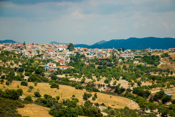 Fototapeta na wymiar Panoramic view of the city
