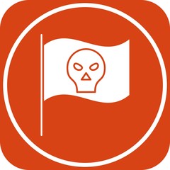 Pirate Flag icon for your project