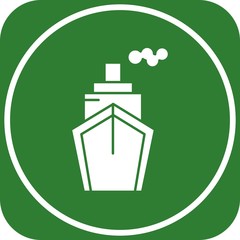 Steamship icon for your project