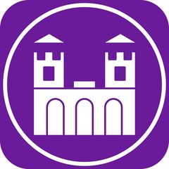 Fototapeta premium Castle icon for your project