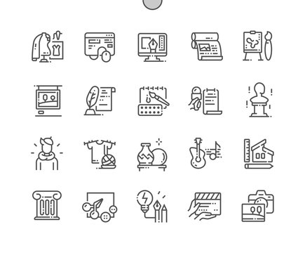General Arts Well-crafted Pixel Perfect Vector Thin Line Icons 30 2x Grid for Web Graphics and Apps. Simple Minimal Pictogram