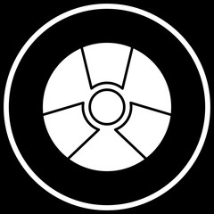 Obraz premium Radiation icon for your project
