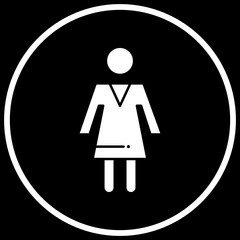 woman icon for your project