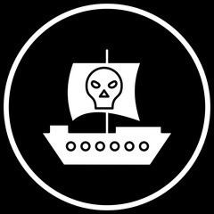 Pirate Ship icon for your project