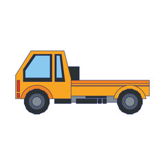 transportation truck logistic shipping cartoon