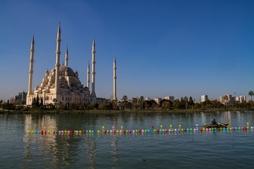 adana city and mosque