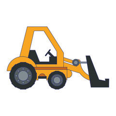 construction architecture engineering industrial cartoon