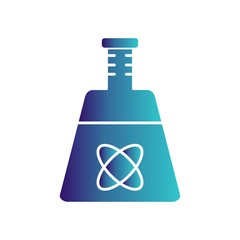 Artificial beaker icon for your project