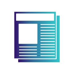 Newspaper icon for your project