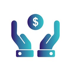 Obraz premium Saving Dollar icon for your project