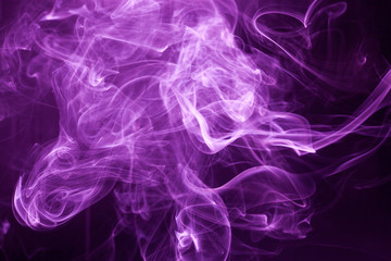 Toxic purple smoke.