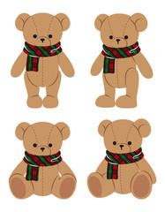 テディベア_マフラー