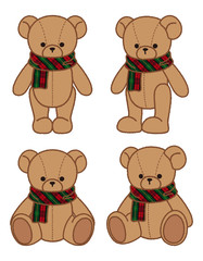 テディベア_マフラー