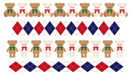 テディベア_ライン