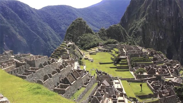 Machu Picchu, In Peru. A 15Th-Century Inca Site.