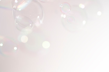 beautiful soap bubbles background